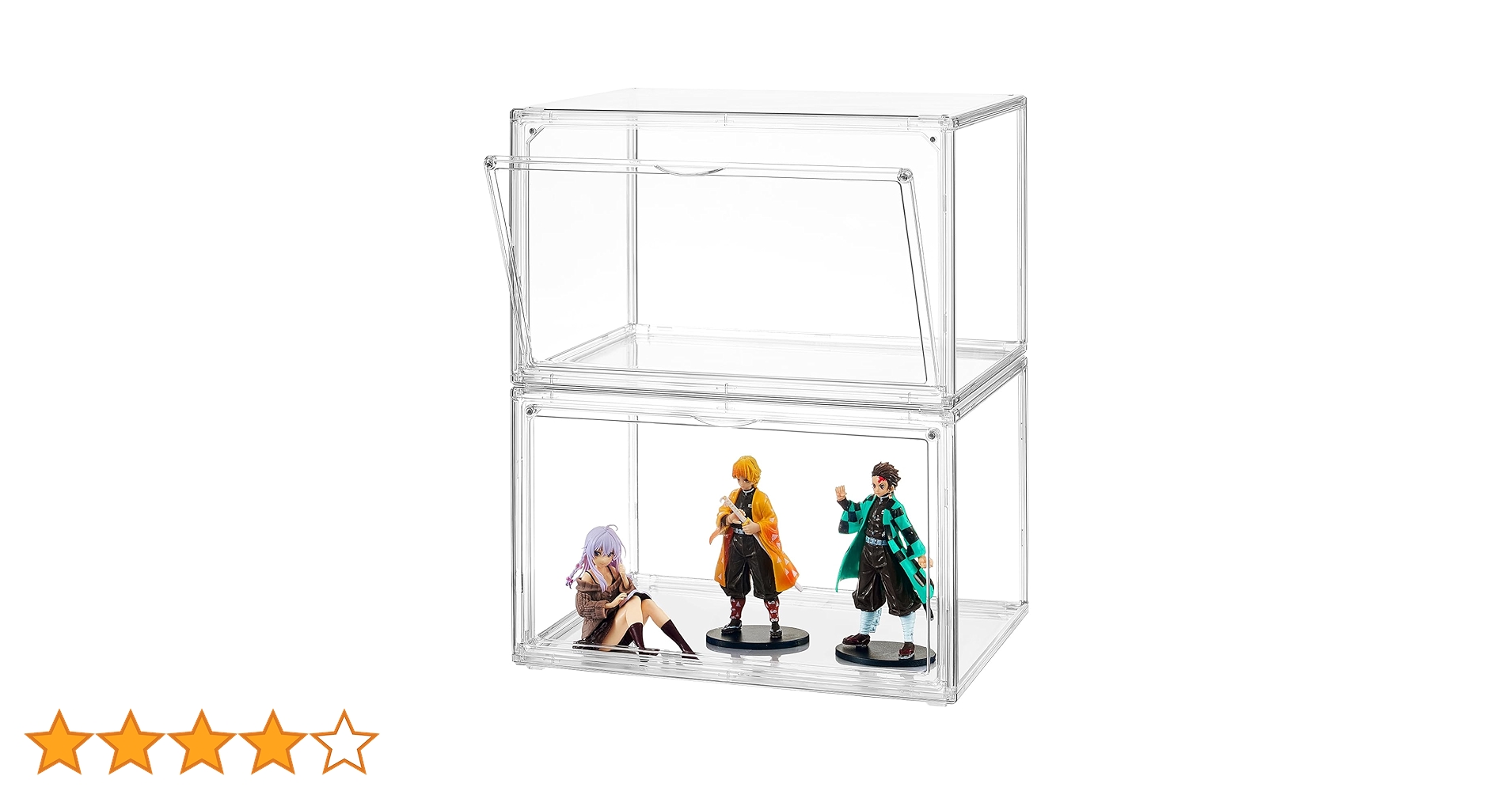 Amazon.co.jp: Topfinel フィギュアケース 3個セット